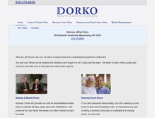 Tablet Screenshot of jeffdorko.com